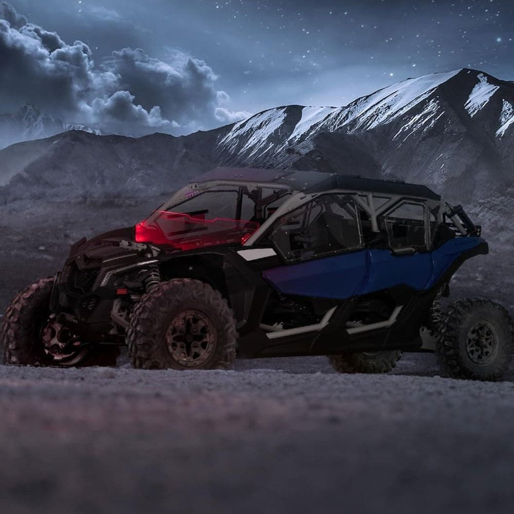 Kemimoto 60" UTV Windshield RGB Light Strips