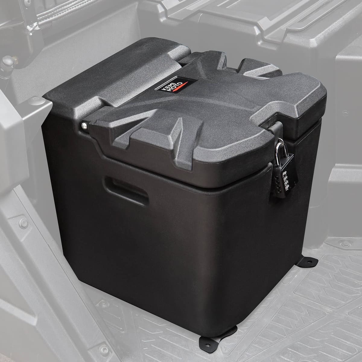Kemimoto Adjustable Break Away Side Mirrors & Under Seat Storage Box