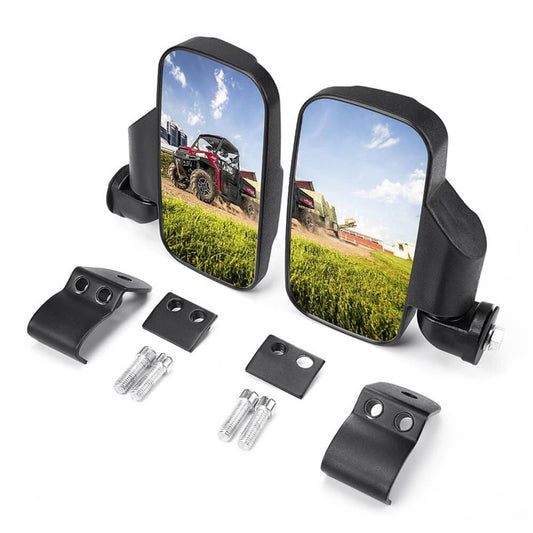 Kemimoto Polaris Ranger Adjustable Side Mirrors & Rear View Mirror