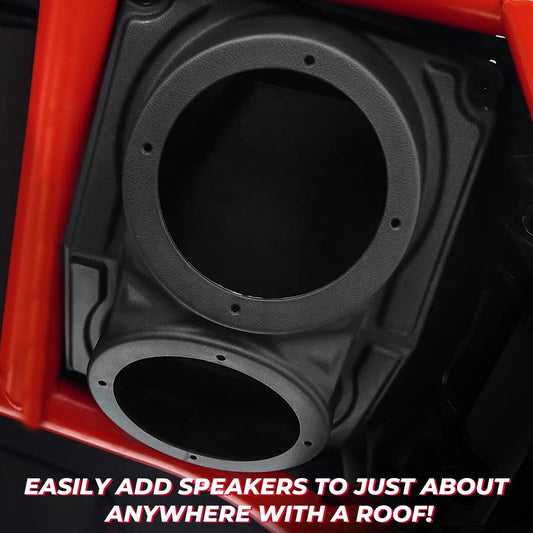 Kemimoto ATV/UTV/Cart Overhead Speaker Mount Enclosure - 6.5inch