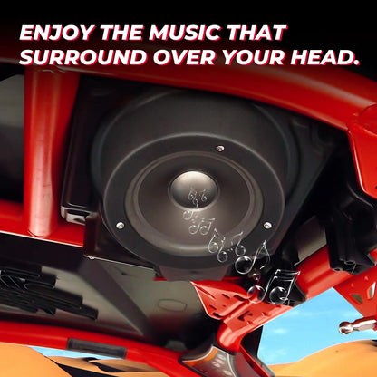 Kemimoto ATV/UTV/Cart Overhead Speaker Mount Enclosure - 6.5inch