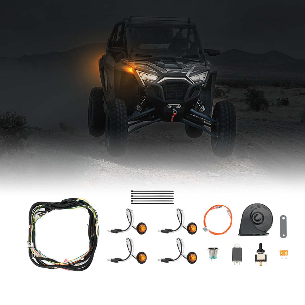 Kemimoto Can-Am Commander Max UTV Universal Turn Signal Kit