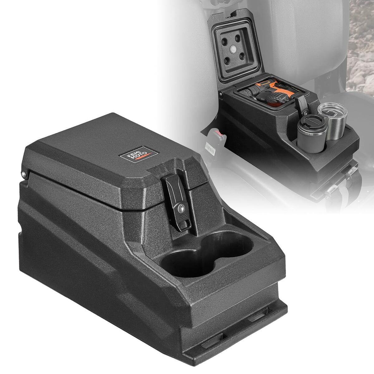 Kemimoto Can-Am Defender Bench Seat Console Armrest Box