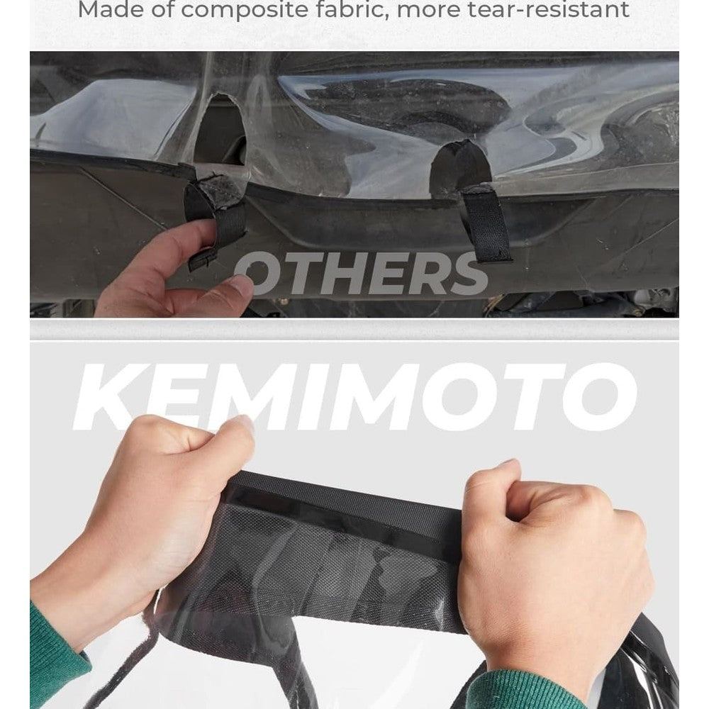 Kemimoto Can-Am Defender Fabric Soft Rear Windshield