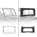 Kemimoto Can-Am Defender Front Vented Full Windshield & Soft Rear Windshield