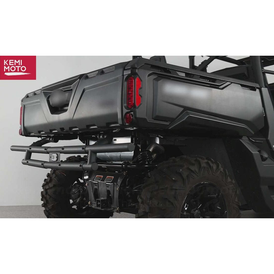 Kemimoto '17-'24 Can-Am Defender HD 5/7/8/9/10 Rear Bumper With Light