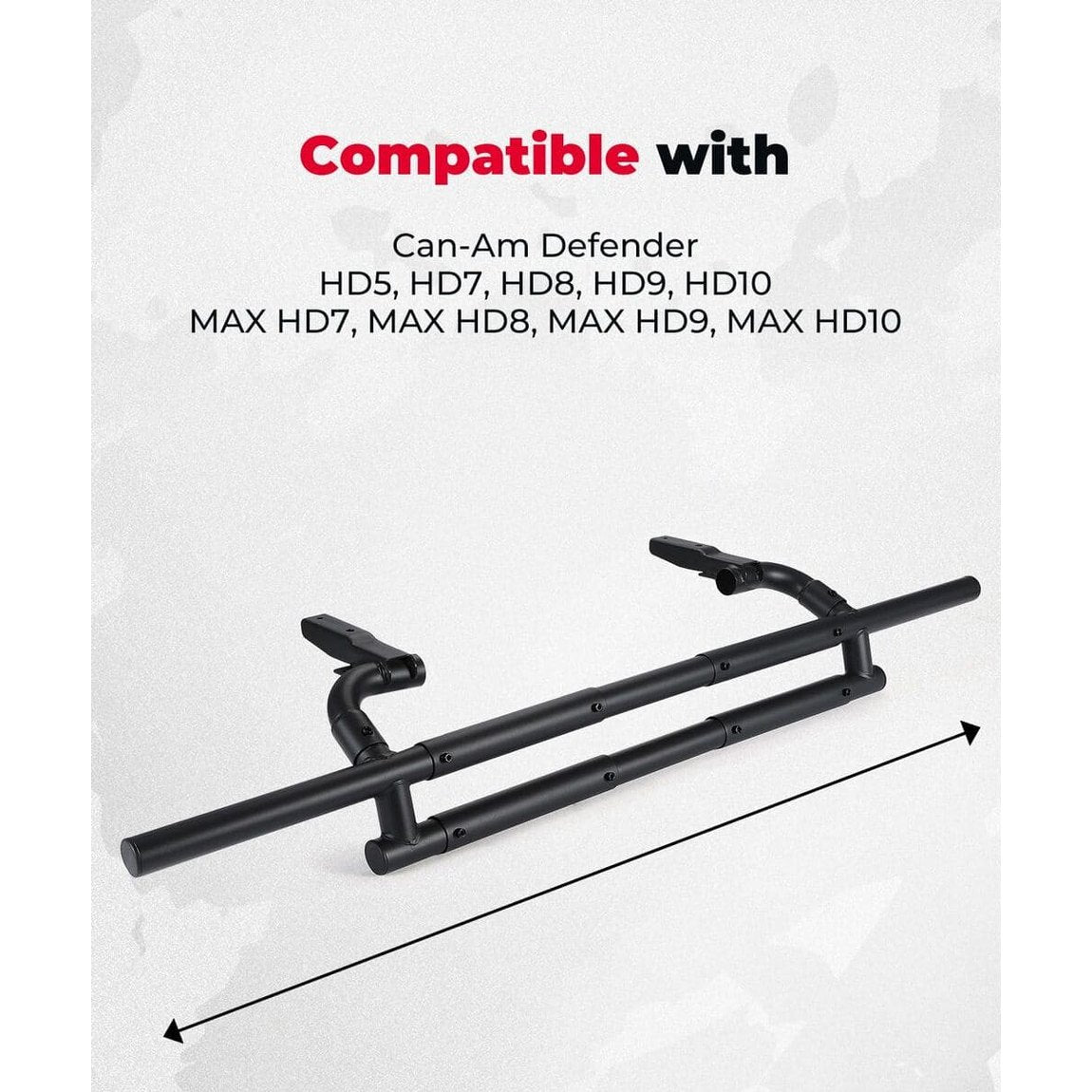 Kemimoto Can-Am Defender HD 5/7/8/9/10 Rear Bumper