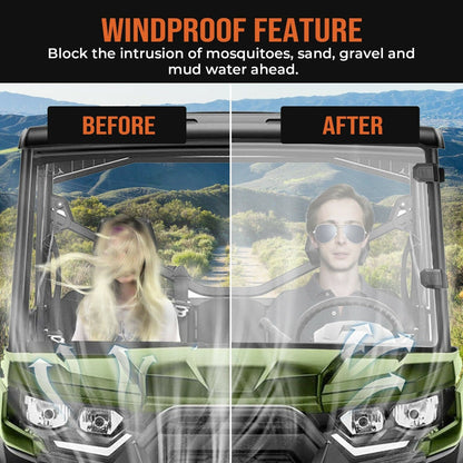 Kemimoto Can Am Defender HD 5 /8 /10 /Max Front Full Windshield