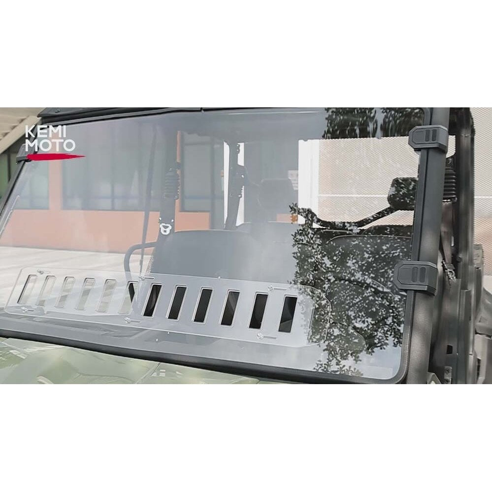Kemimoto '17-'24 Can-Am Defender HD 5/8/10 Front Vented Full Windshield