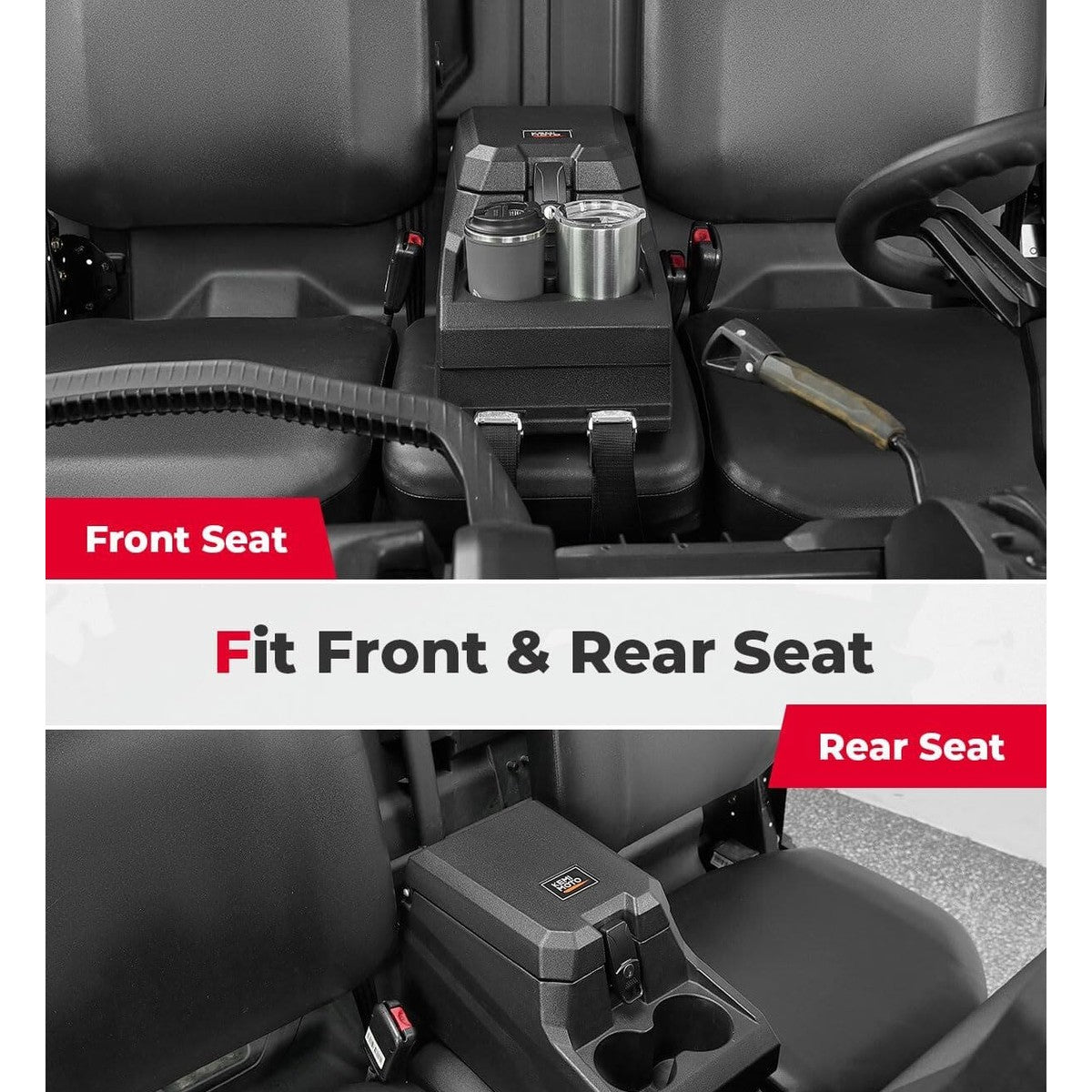 Kemimoto Can-Am Defender HD10/9/8/7/5 Bench Seat Console Armrest Box