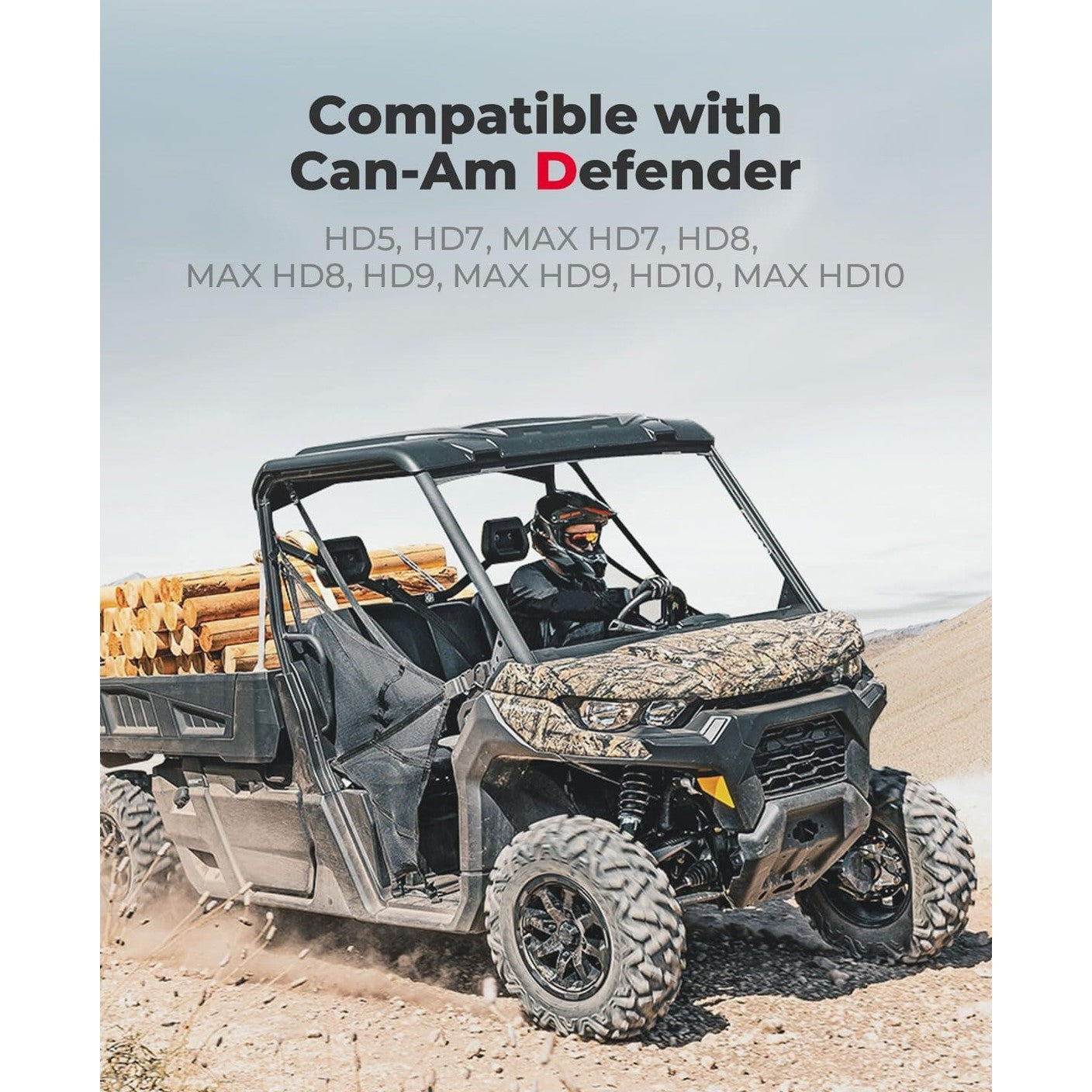 Kemimoto Can-Am Defender HD10/9/8/7/5 Bench Seat Console Armrest Box