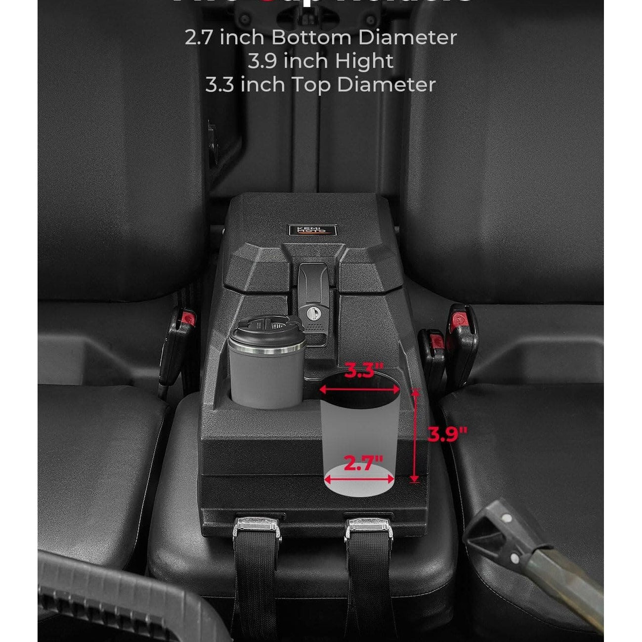 Kemimoto Can-Am Defender HD10/9/8/7/5 Bench Seat Console Armrest Box