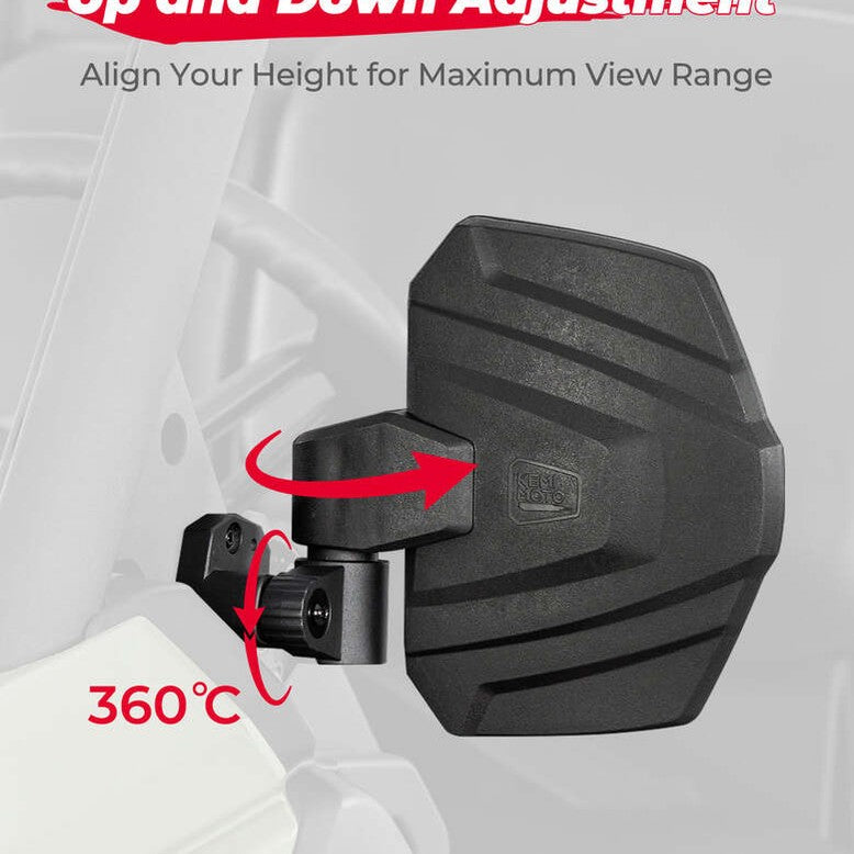 Kemimoto Can-Am Defender HD 5/8/10 Side Mirrors - Pair