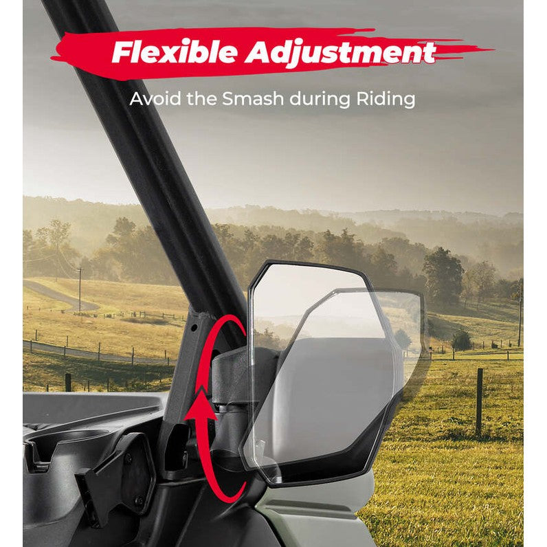 Kemimoto Can-Am Defender HD 5/8/10 Side Mirrors - Pair
