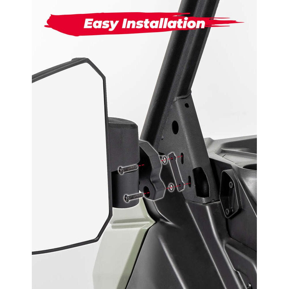 Kemimoto Can-Am Defender HD 5/8/10 Side Mirrors - Pair