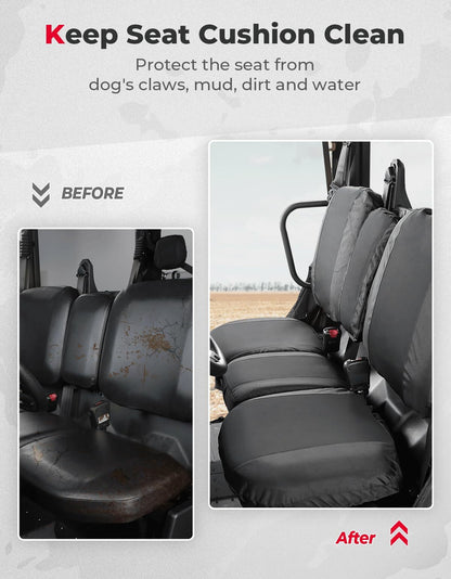 Kemimoto Can-Am Defender Max Front & Rear Waterproof Seat Cover