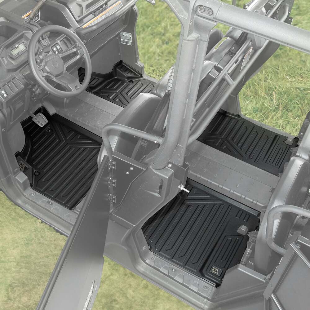 Kemimoto Can-Am Defender Max HD 7/8/9/10 TPE Anti Slip Floor Mats