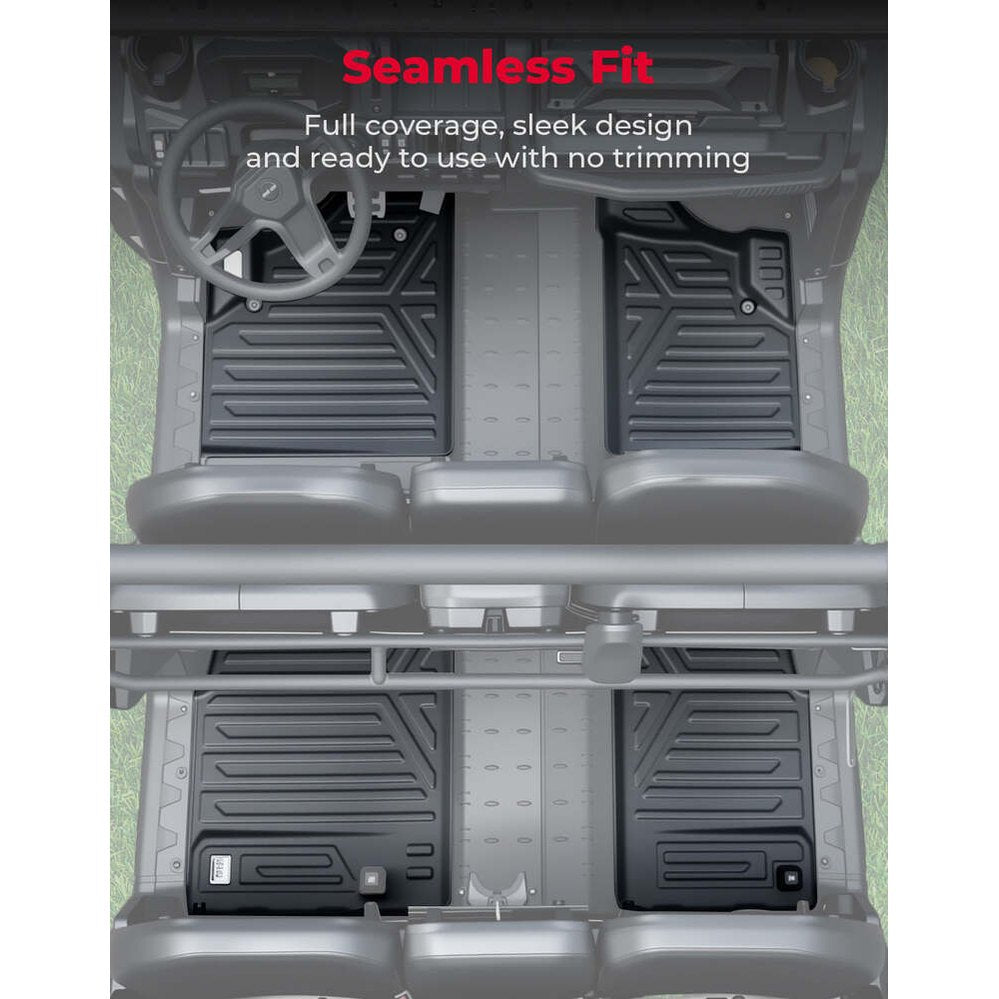 Kemimoto Can-Am Defender Max HD 7/8/9/10 TPE Anti Slip Floor Mats