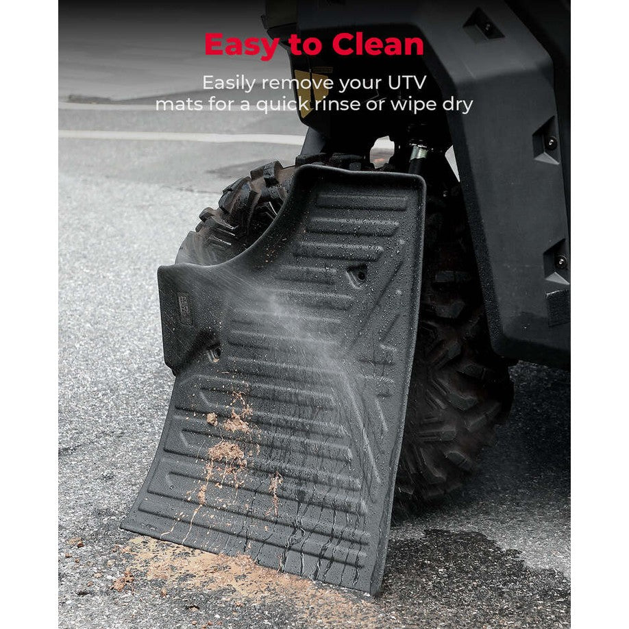 Kemimoto Can-Am Defender Max HD 7/8/9/10 TPE Anti Slip Floor Mats