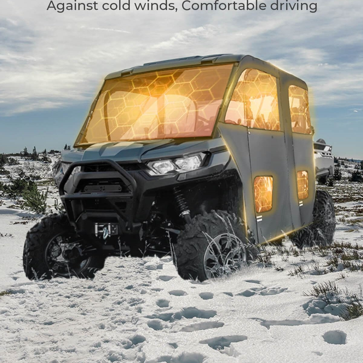 Kemimoto Can-Am Defender Max Soft Cab Enclosure Doors