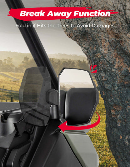 Kemimoto Can Am Defender / Max One Pair Side Mirrors