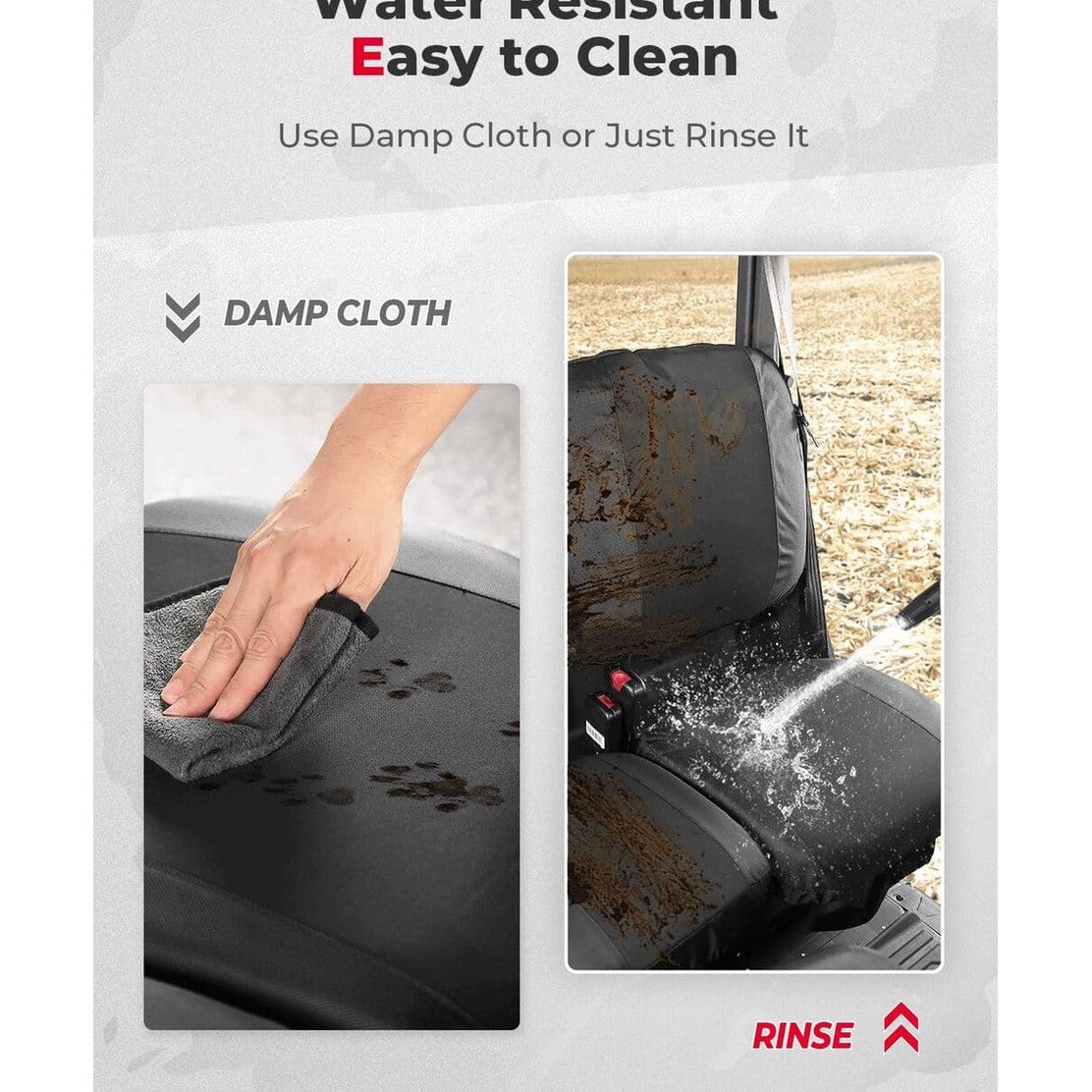 Kemimoto Can-Am Defender MAX Waterproof Repellent Seat Cover