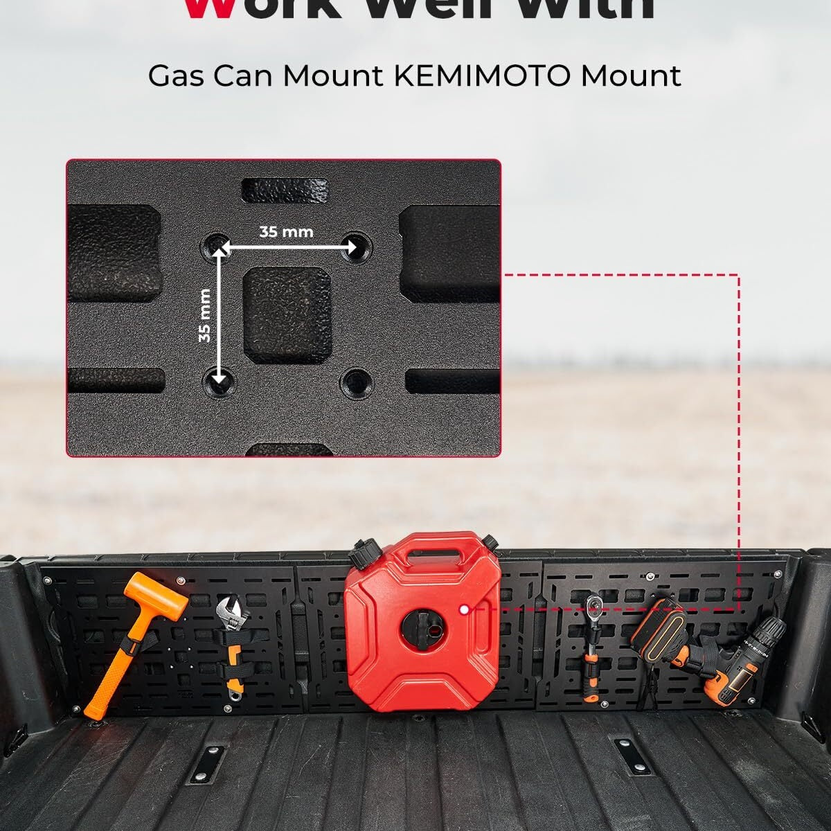Kemimoto Can-Am Defender Molle Panel 3-Pack