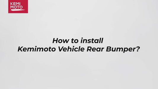 Kemimoto Can Am Defender Rear Bumper With Light