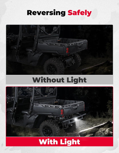Kemimoto Can Am Defender Rear Bumper With Light