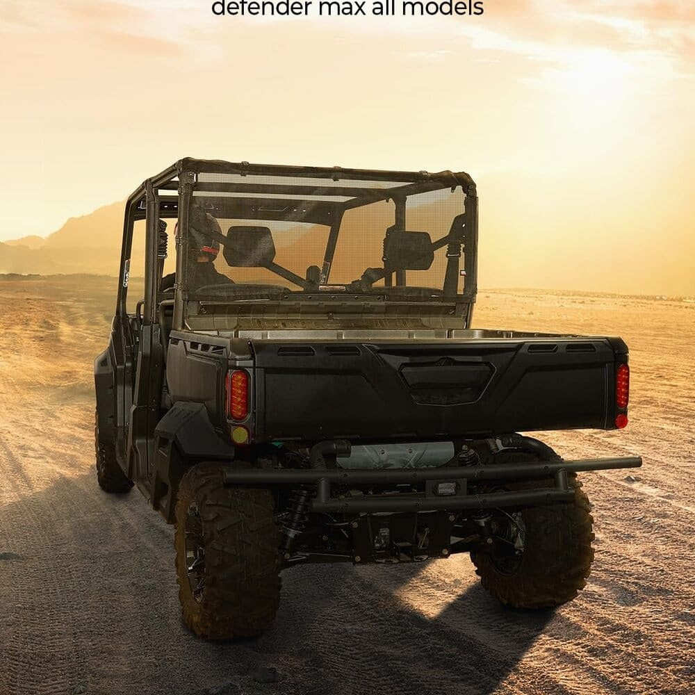 Kemimoto Can-Am Defender Rear Ventilated Window Nets