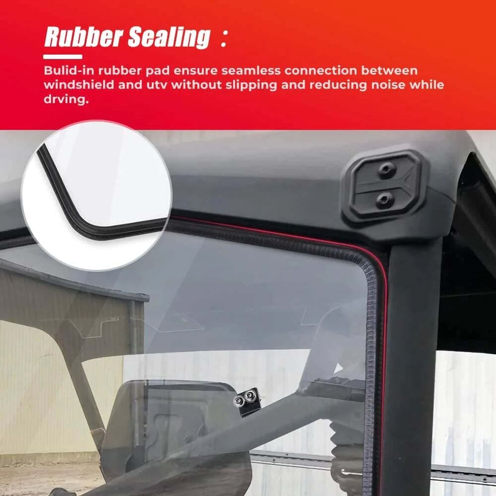 Kemimoto Can-Am Defender Rear Windshield & Hard Roof Top Plastic