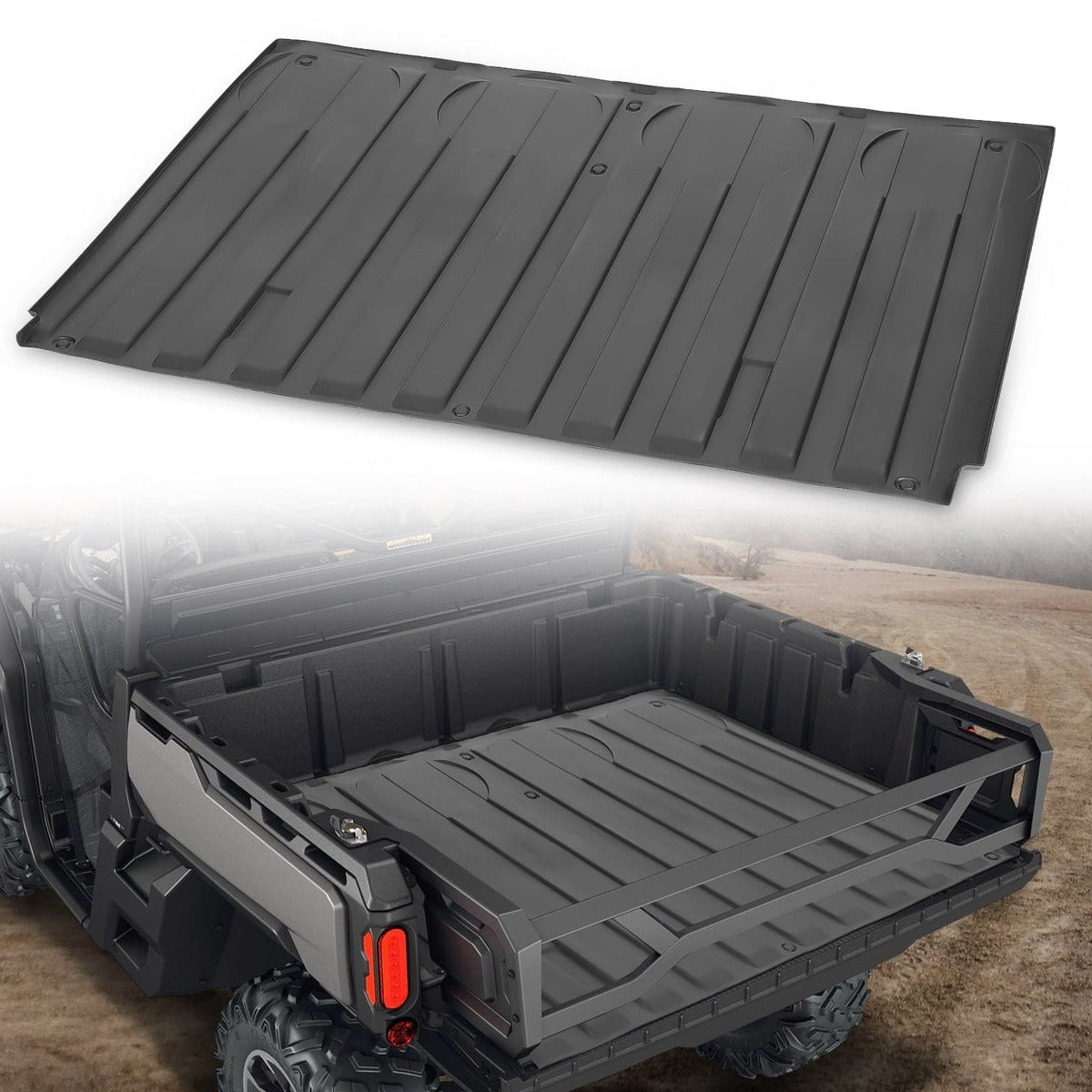 Kemimoto Can-Am Defender Rubber Full Bed Liner