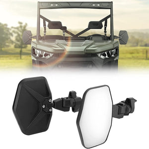 Kemimoto '17-'22 Can-Am Defender Aluminum Side Mirrors - 1 Pair