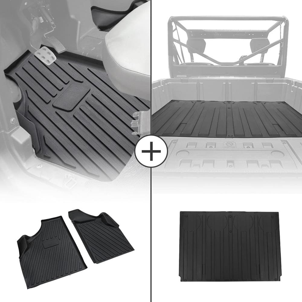 Kemimoto Can-Am Defender TPE Floor Mats & Bed Liner