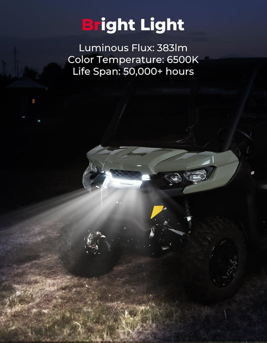 Kemimoto Can-Am Defender UTV Grille Light