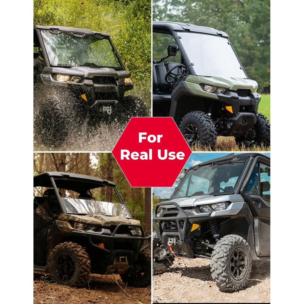Kemimoto Can-Am Defender UTV Grille Light