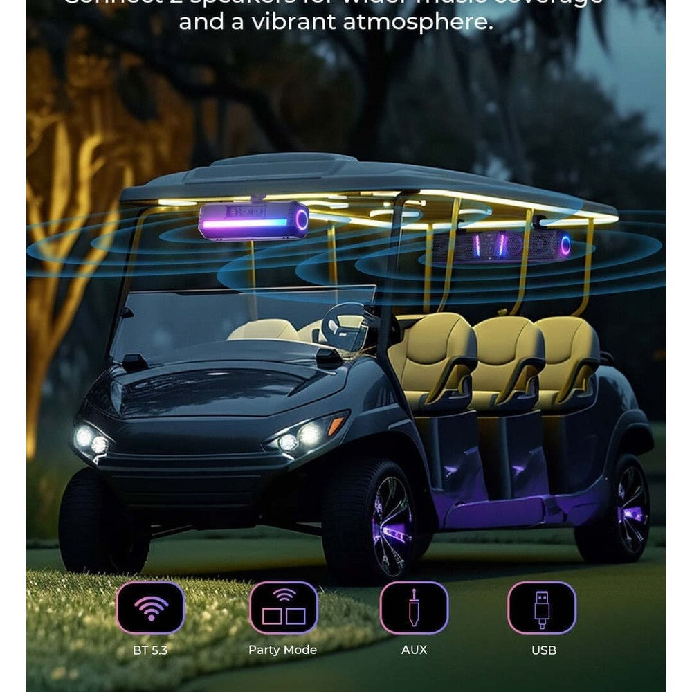 Kemimoto Can-Am Maverick Midnight Sound Bar