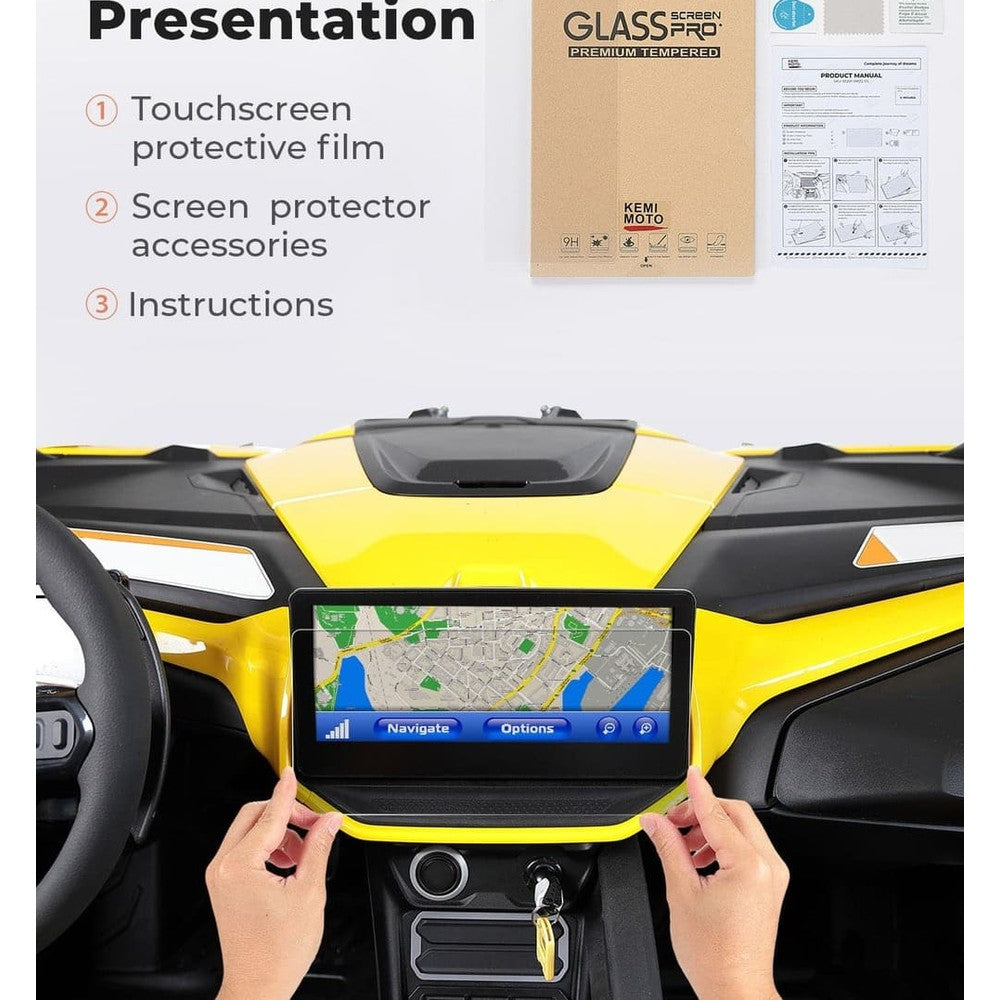Kemimoto Can-Am Maverick R 10.5" × 4.9“ Screen Protector