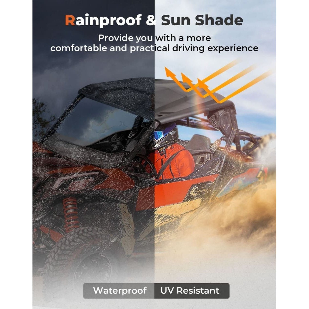 Kemimoto Can-Am Maverick Sport/Trail Upgrade Hard Roof