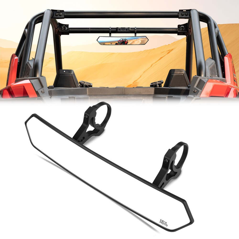 Kemimoto Can-Am Maverick X3 1.6"-2" Roll Bar Cage Rear View Mirror & Side Mirrors