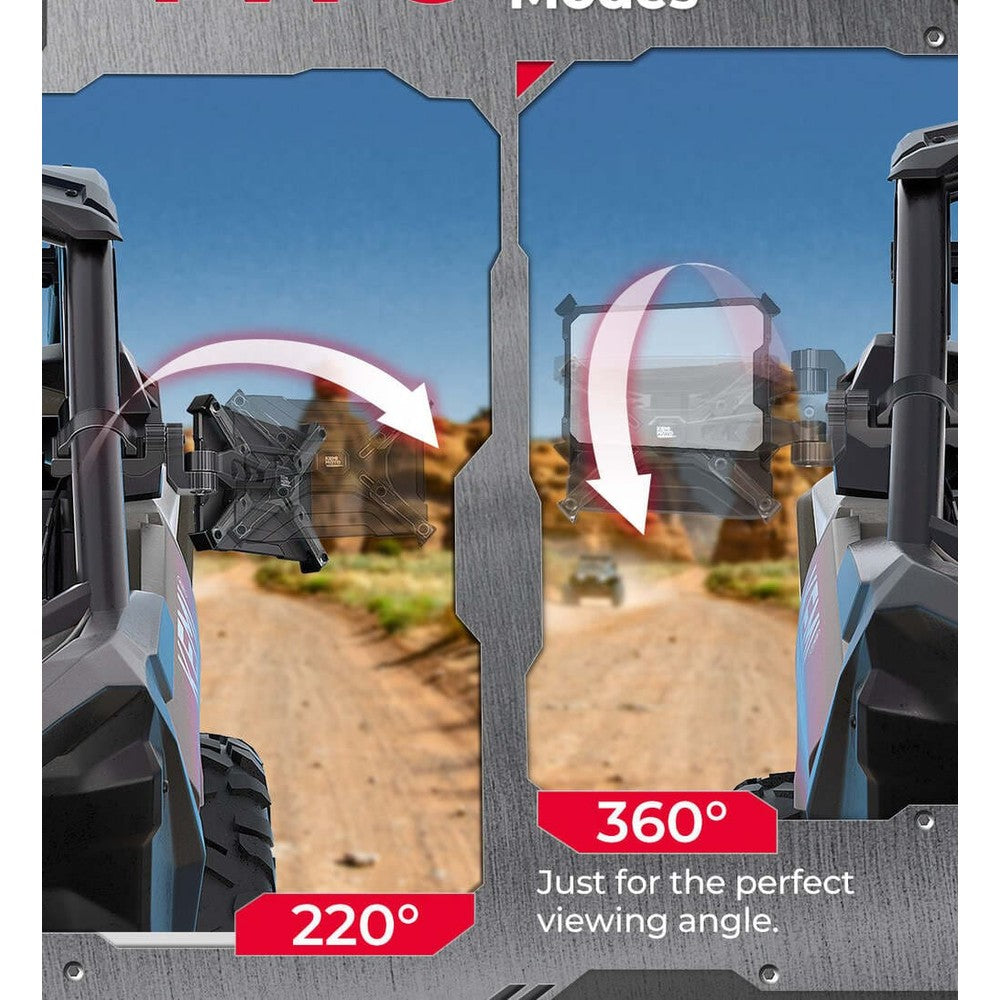 Kemimoto Can-Am Maverick X3 Aluminum CNC UTV X Mirror - Pair