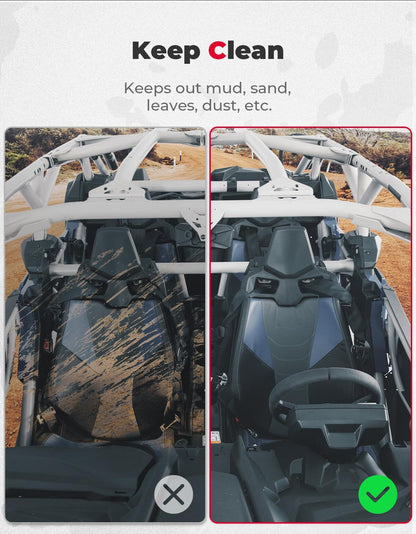 Kemimoto Can-Am Maverick X3 and X3 Max Set of Aluminum Front Full Doors