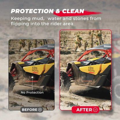 Kemimoto Can-Am Maverick X3 Clear Lower Door Inserts