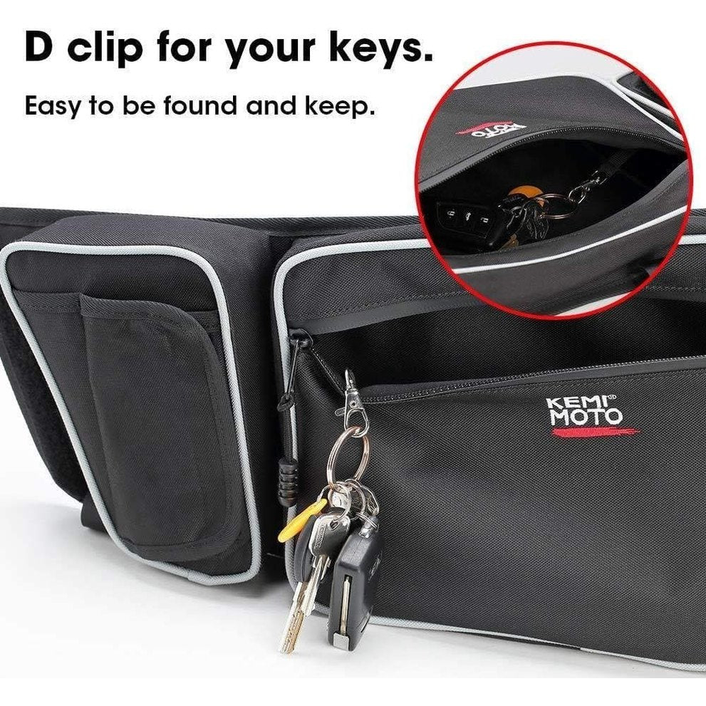 Kemimoto Can-Am Maverick X3 Door Bags & Rear Side Mirror Combo