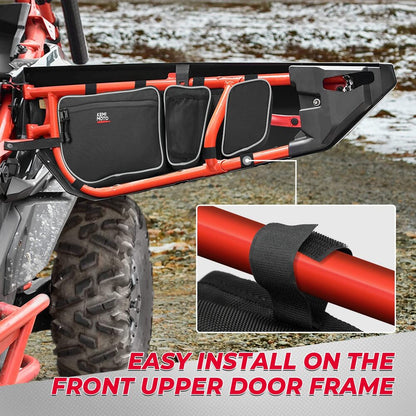 Kemimoto Can Am Maverick X3 Door Storage Bags with Removable Knee Pad