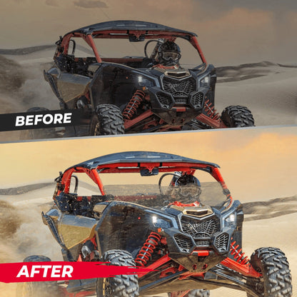 Kemimoto Can-Am Maverick X3 Front Half Windshield