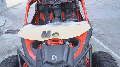 Kemimoto Can-Am Maverick X3 Front Half Windshield