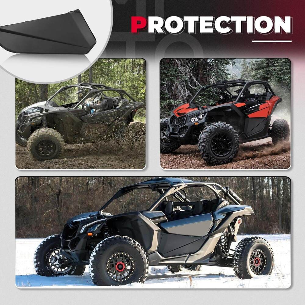 Kemimoto Can-Am Maverick X3 Front Lower Doors & Nerf Bars