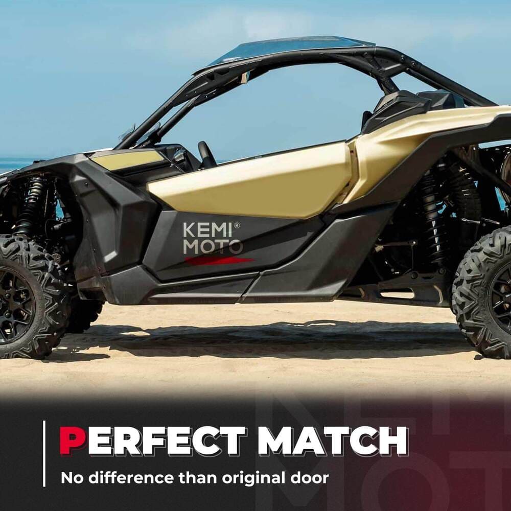 Kemimoto Can-Am Maverick X3 Front Lower Doors & Nerf Bars