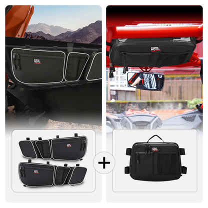 Kemimoto Can-Am Maverick X3 Front & Roof Storage Bags